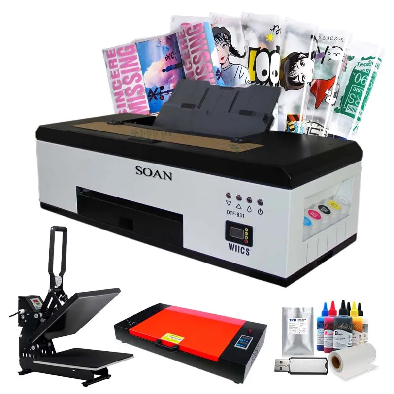 12 INCHES DTF Printer 30CM R1390 L1800 Dtf Printer Printing Machine T-shirt Printing machine A3 Dtf printer