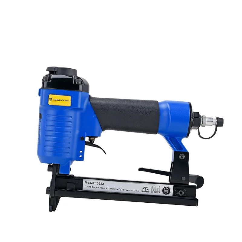 RONGPENG 1022J 20ga Staple Nails Guns Upholstery Wood Box Manual Air Wide Crown Stapler