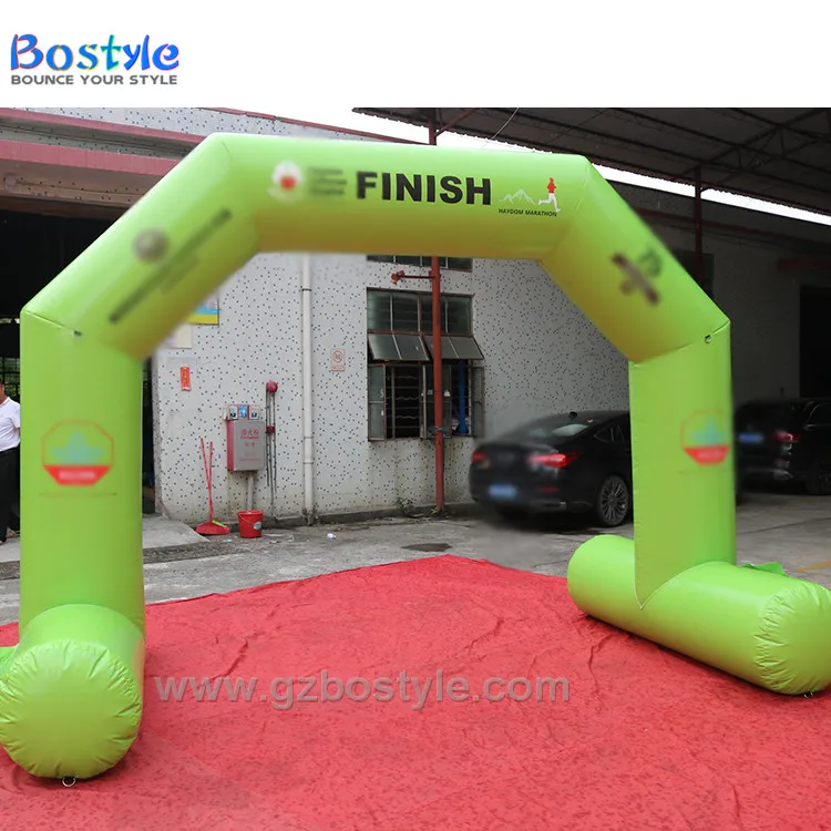 Custom red free standing advertising inflatable arch archway entrance gate inflatable arches with logo banner