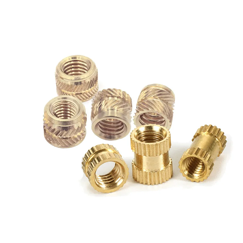 M4 M5 M6 M8 Brass Insert Nut M2 M2.5 M3 M4 M5 M6 Knurled Threaded Insert Nut