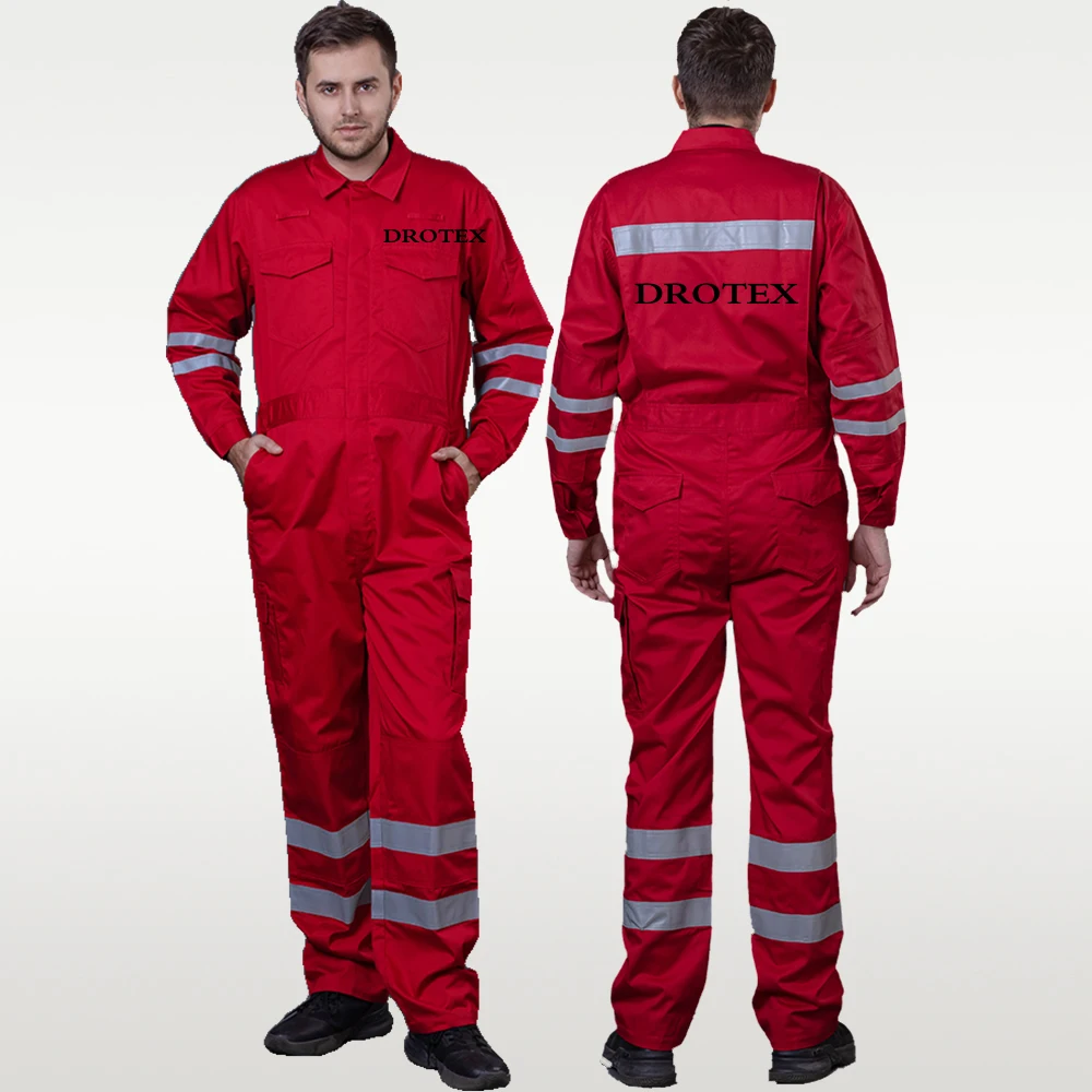 Wholesale Mining Safety Coverall Suit Fluorescent Flame Retardant Workwear Acid Resistant Coverall
