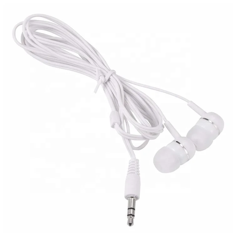 2019 free sample low price bulk disposable airline earphone for mobile phone