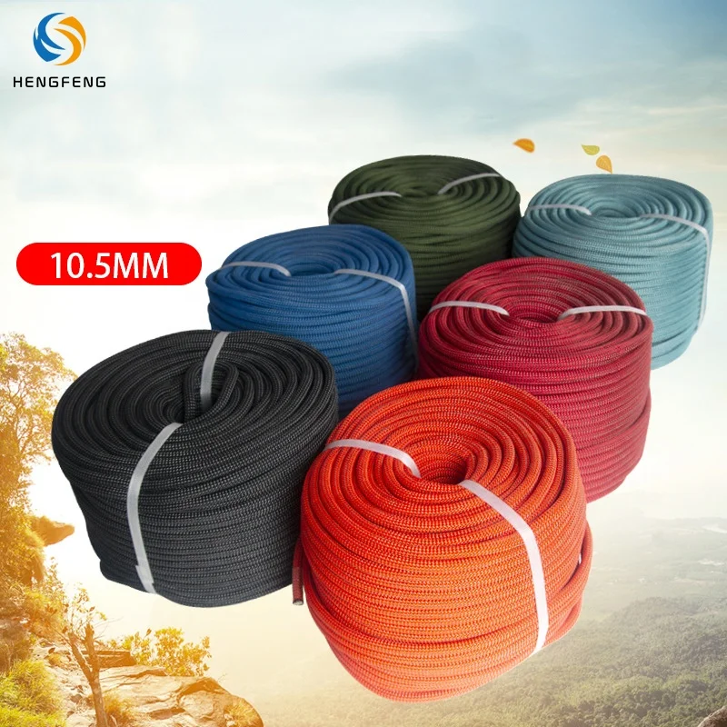Custom 3mm-30mm high quality nylon braided rope nylon ropes rock climbing rope for climbing