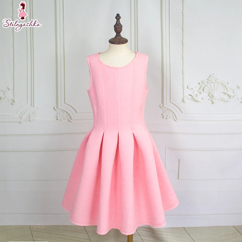 Stilnyashka wholesale pink ball formal party kids dresses for girls of 5 years old