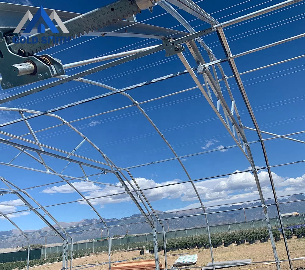 Commercial Medical Hemp Greenhouse with Light Deprivation Blackout System