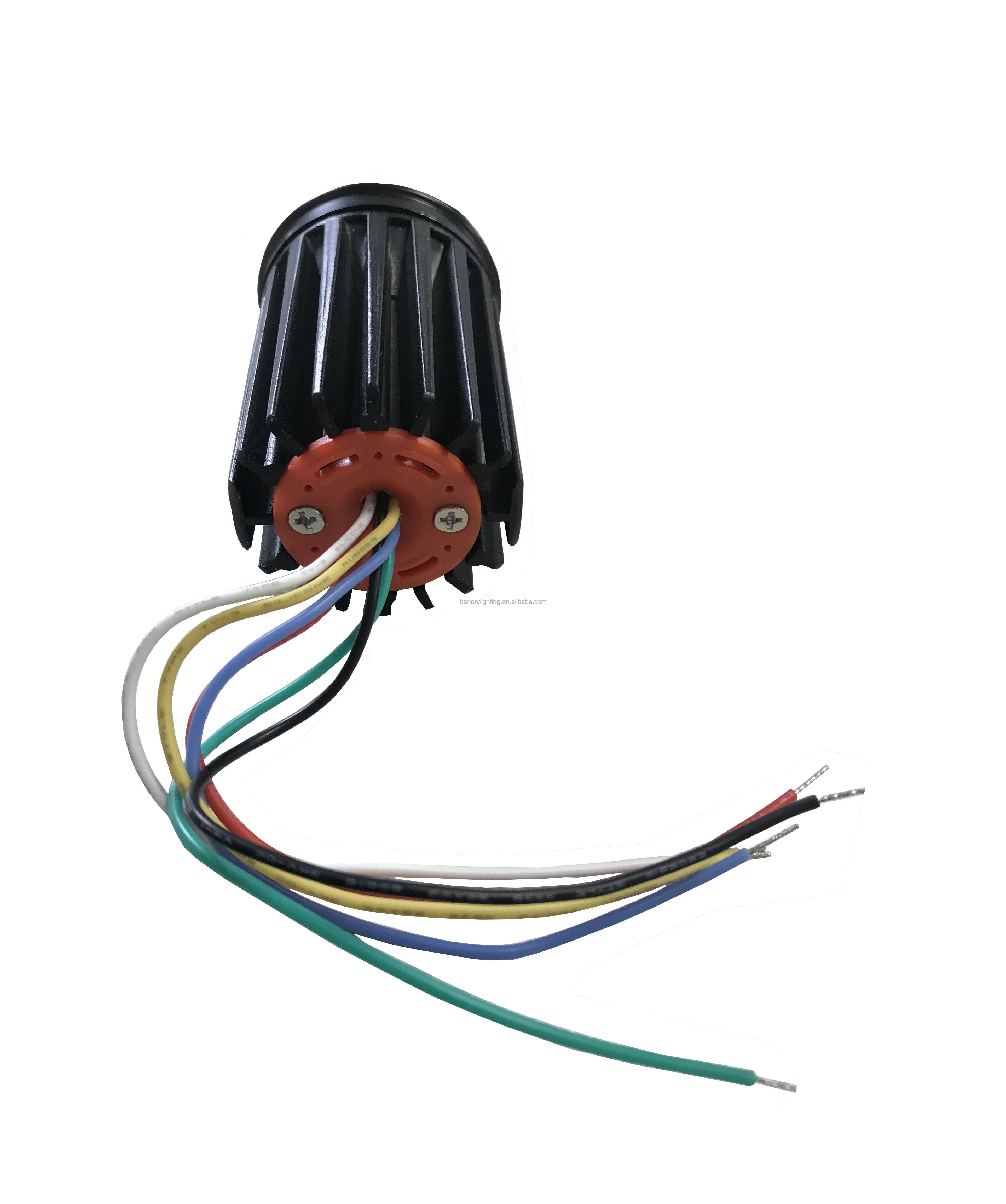 Benory 24V dc RGBCCT 5in1 Color change mr16 spots Dali KNX pwm dmx loxone Smart controls cri95 COB ceiling spotlights