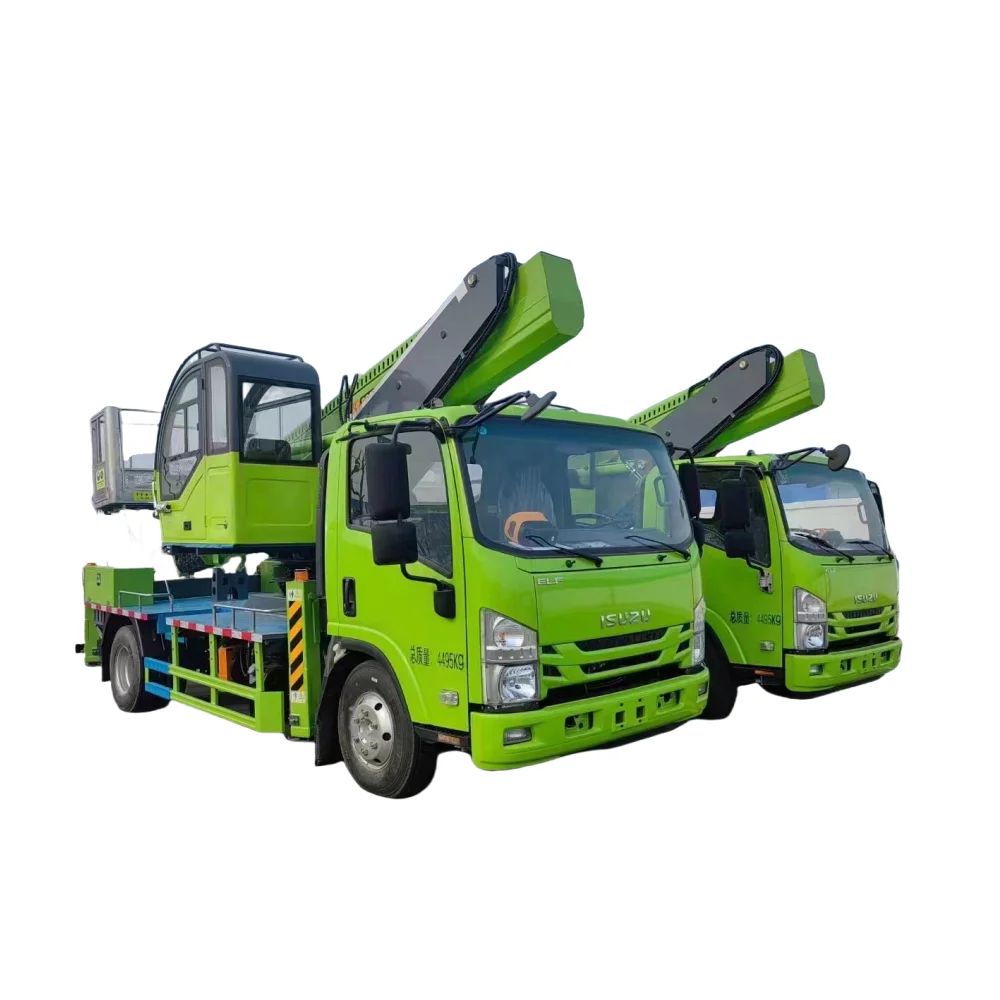 ISUZU 4*2 34m Telescopic Crane Basket Aerial Work Platform Manlift Truck Manufacturer