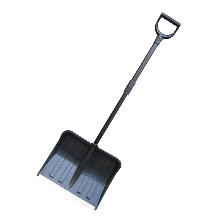 driveway car corn grain plastic Snowplow the Original Snow Pusher  ice scraper Poly snow shovel  scoop wood handle