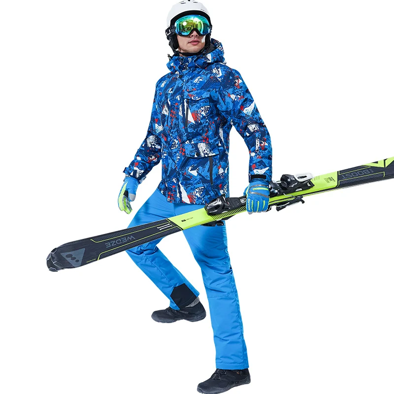 custom ski snow wear snowboard jacket  men speed skating suit