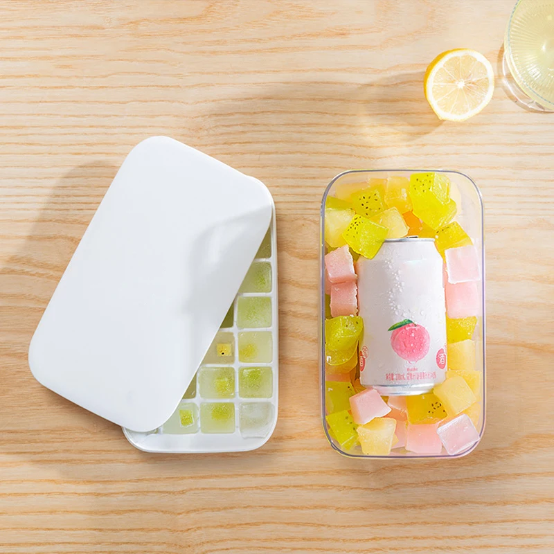 Large Ice Cube Tray Silicone Summer Home Student Drink Ball Food Grade Silicone Custom Logo Round Ice Cream Tools 1pc/opp Bag