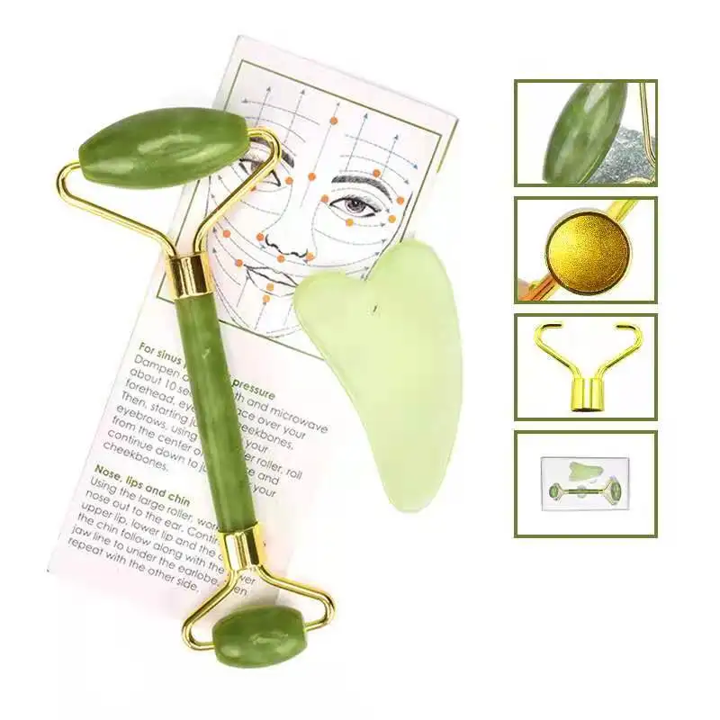 Factory Supplier jade roller facial massager amethyst