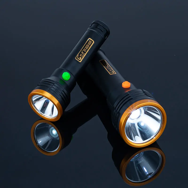 rechargeable torch light flashlight lamp with 18650 batteries