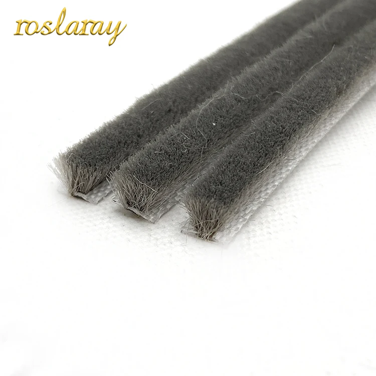 weather stripping seal groove with poly pile threshold sealing strip brush weatherstrip Apposite Windows And Doors