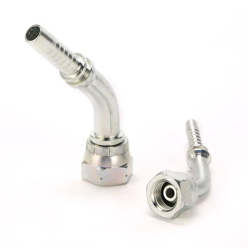 Hose Connector Fittings Carbon Jic/bsp/bspt/npt/orfs/sae 90 Degree Hydraulic Steel Pipes And Fittings