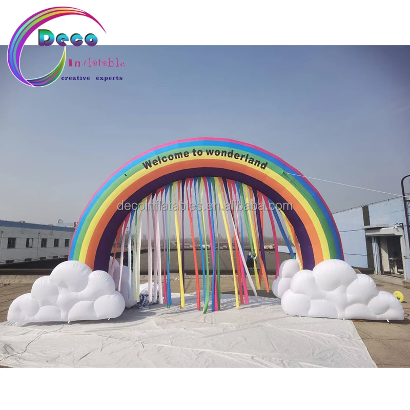 High Quality Stage Background Rainbow Passage Inflatable Arch