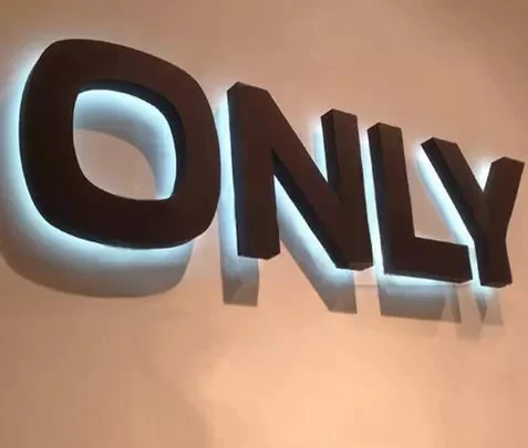 factory Custom Laser Cutting 3d letters wall name shop Signage