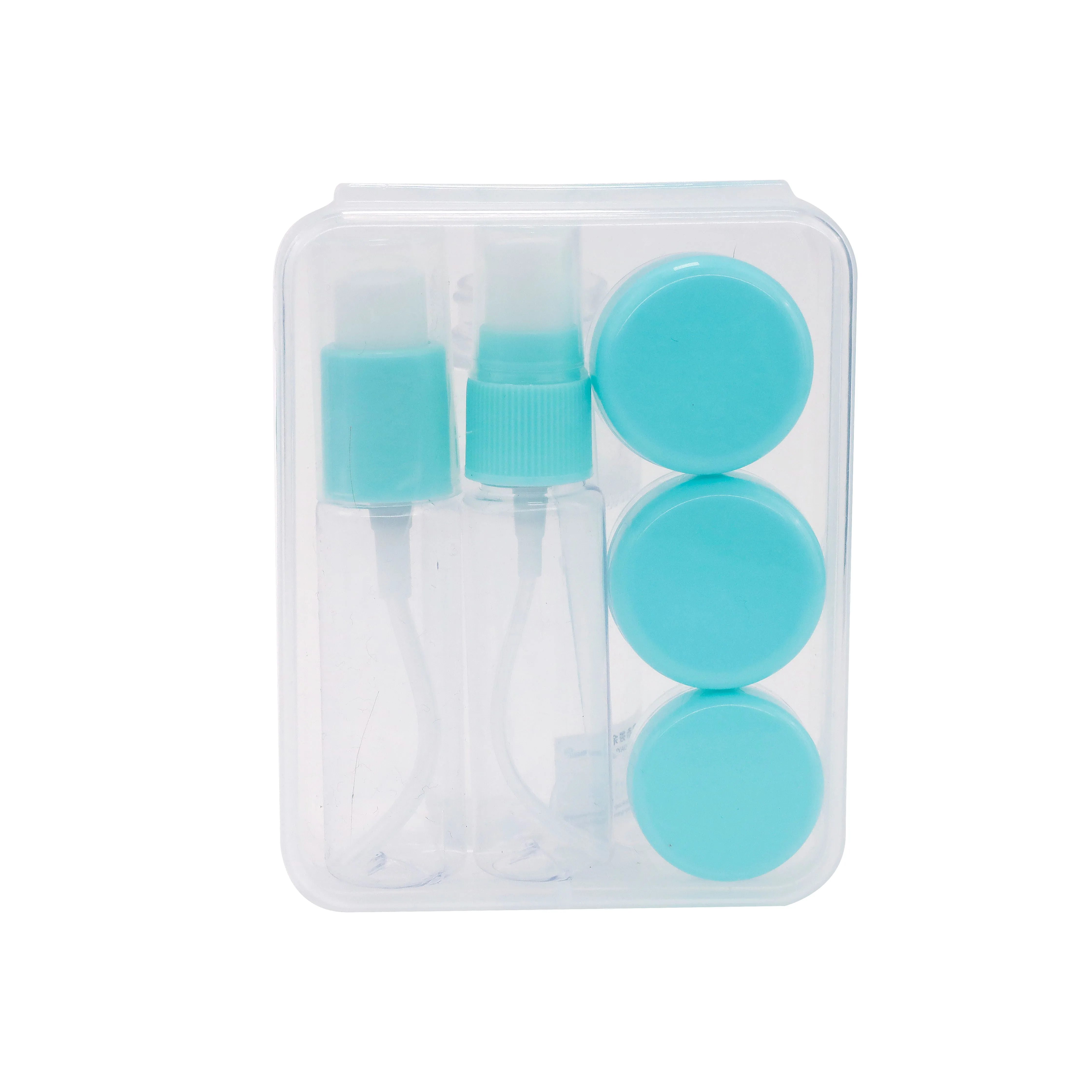 2022 New Arrival Portable Empty Cosmetic Pump Bottle Pink 20ml Travel Bottles Set Mini With Shampoo Bottle