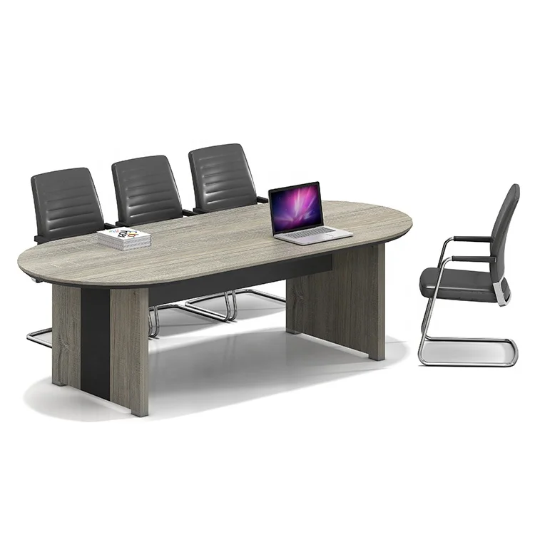 Заводской тренировочный стол круглый для встреч офисная мебель розетка маленькой Конференц-комнаты