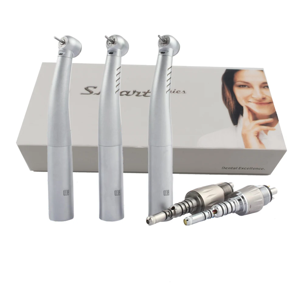 Ka-vo  LED light Fiber Optical air turbine contra angle high speed handpiece with 4  or 6 holes coupling ceramic bearings