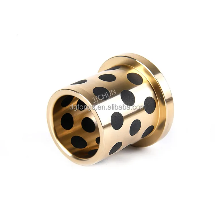Durable Metric Bronze Bushing Oilless Graphite Plugged Guide Bush For Mold Die