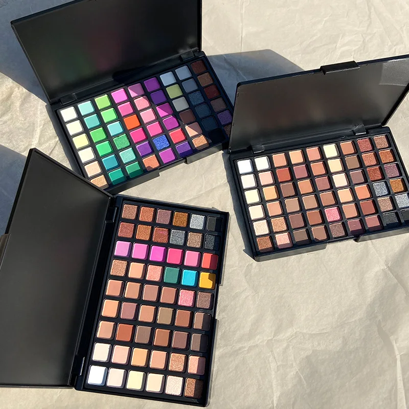SENKA Newest Hot Sell Beauty 54 color Custom Private Label Eyeshadow Palette Wholesale 54 Colorful Eyeshadow Palette