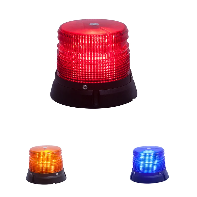 Golddeer Super Bright auto safety light Rotating Revolving LED Beacon red Light with Magnetic Mount 60LEDs 12 volt warning light