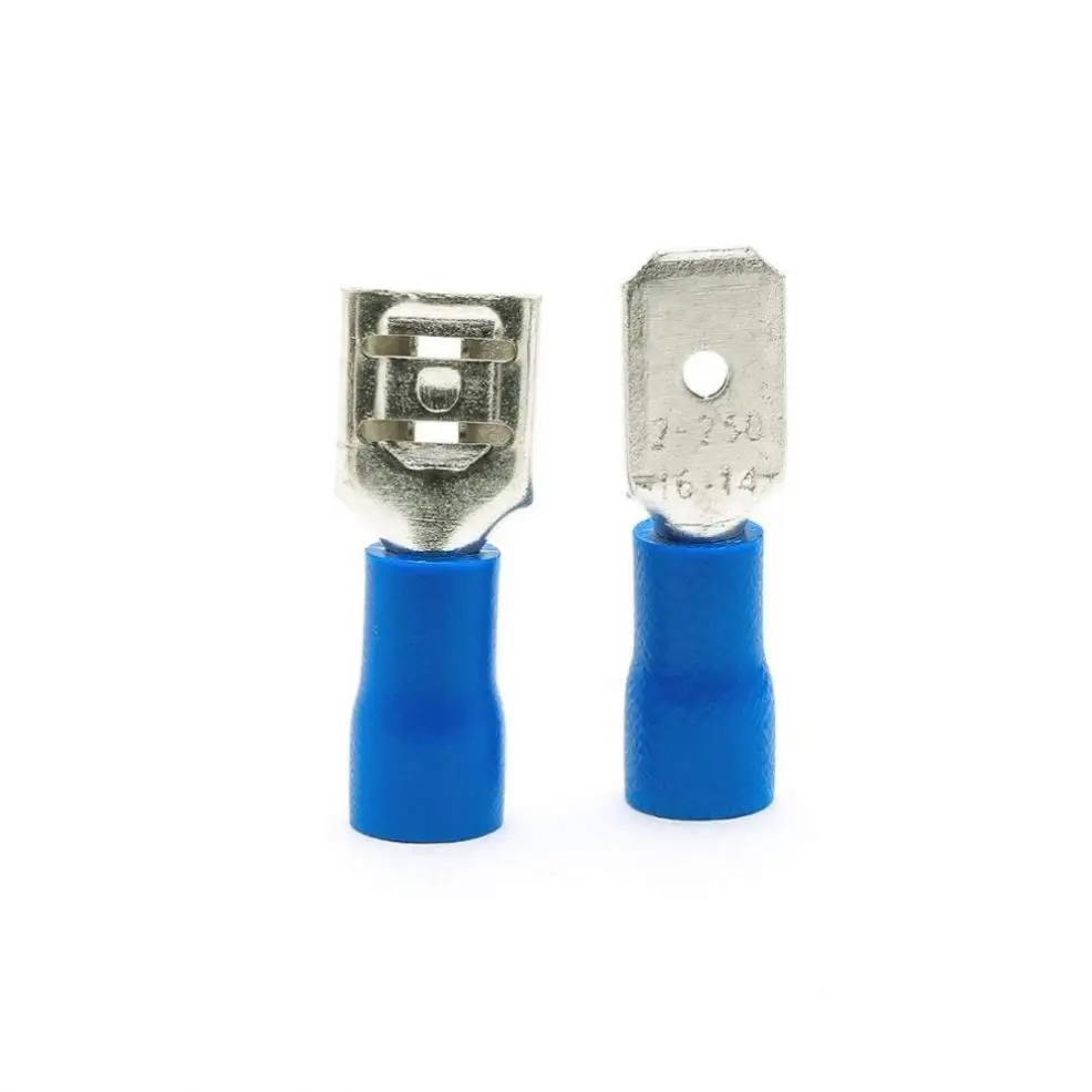 ZC Good Quality PVC Blue Wire Joiner Automobile Non-shrink Spade Crimp Terminals