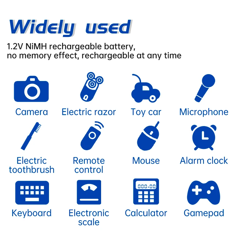 Low Self Discharge Customize 1.2v Nimh Battery Cells
