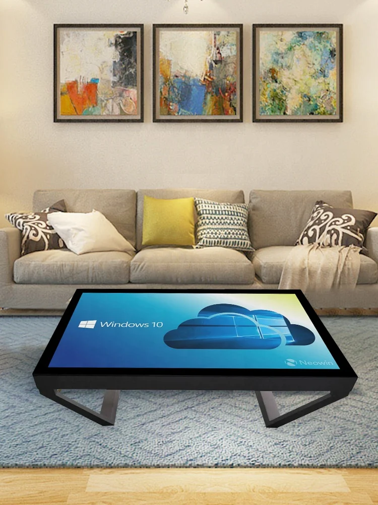 
Coffee shop/restaurant touch interactive smart table with multi touch waterproof game table 
