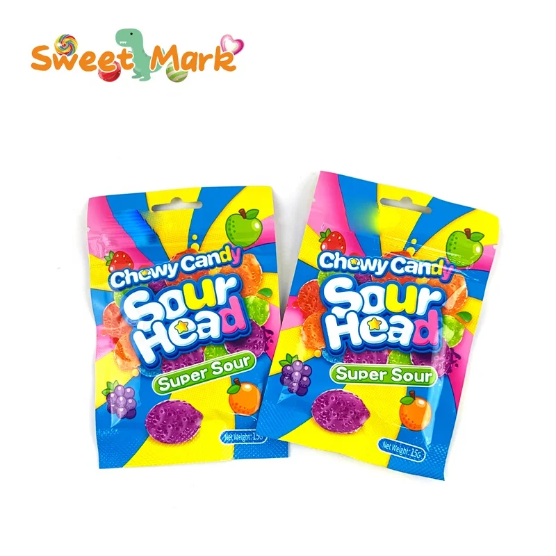 High quality super sour candy colorful halal candy hard candy