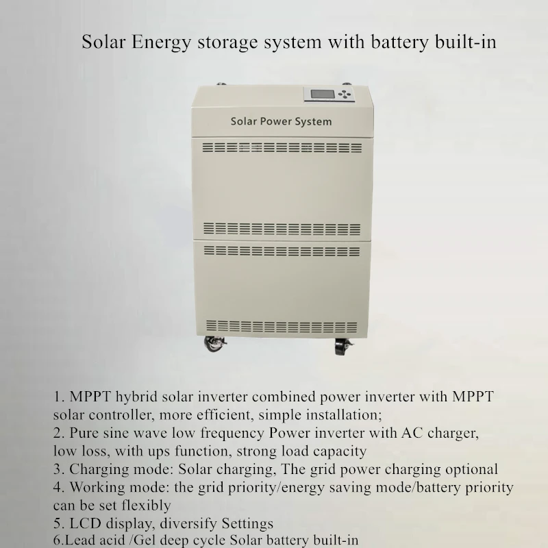 Off Grid Solar Power System 300w 38.9v Solar Outdoor Energy Storage Generator Ac Power 5kw Energy Storage Power Supply