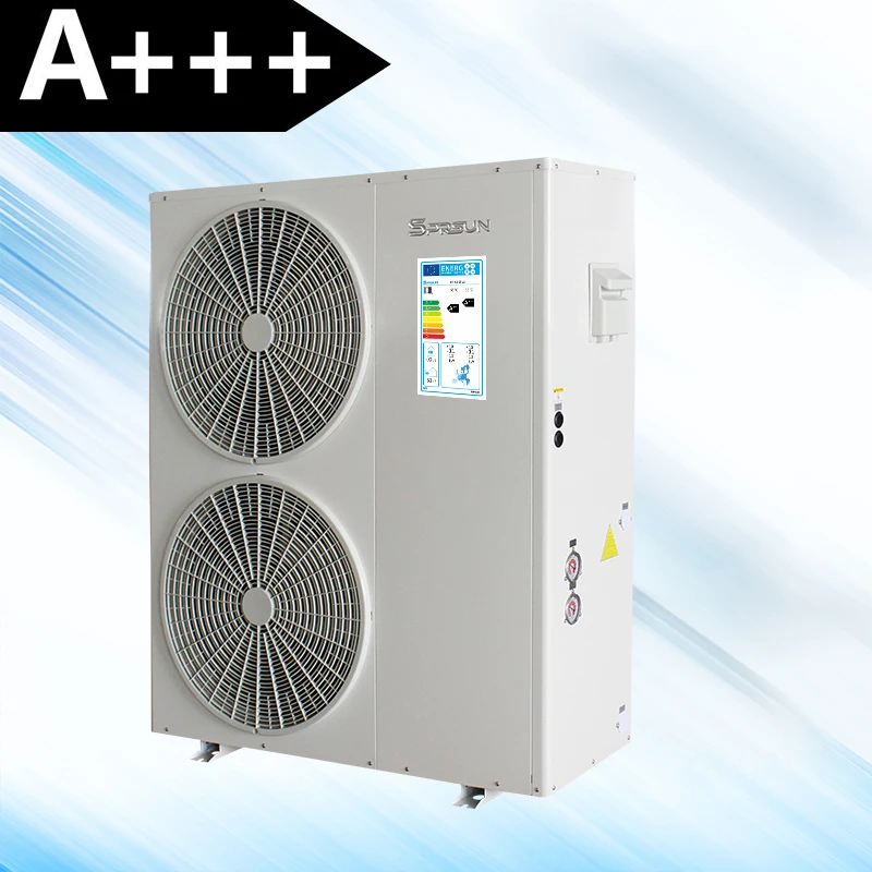 A+++ High COP OEM ODM 380V Monoblock R410A 16KW Air to Water heating cooling hot water DC Inverter Heat Pump