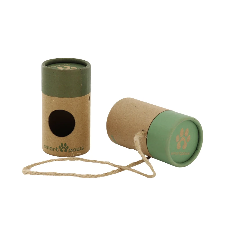 Eco-friendly Dog Poop Bag Dispenser Recyclable Dog Poop Bag Holder with Leash Clip Hands-Free Leash Poop Bag Holder with Straps