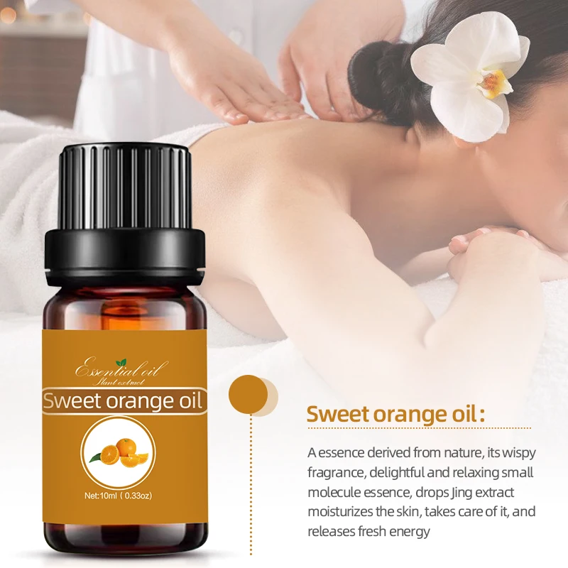 Hot Sell Essential Oils cosmetic grade essential oil fragrance sweet orange for aromatherapy humidifiers