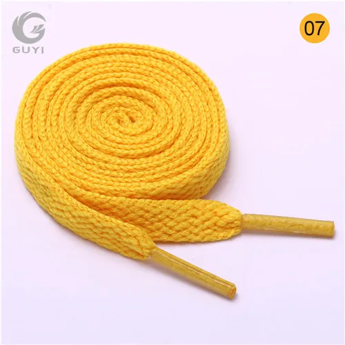 Hot seller 8mm flat shoelaces Sneaker shoe laces colorful Decorative Shoelaces 120/150cm