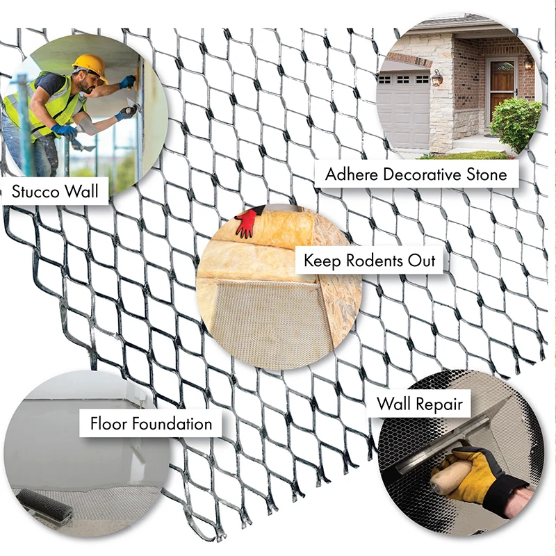 Expanded Metal Wall Plaster Mesh Diamond Metal Lath Galvanized Plaster Formwork Expanded Metal Lath for Construction