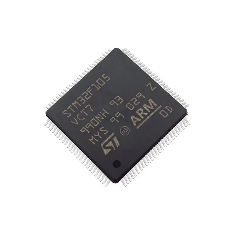 STM32F105VCT7 LQFP-100 Microcontroller Chip Electronic Component IC Integrated Circuit