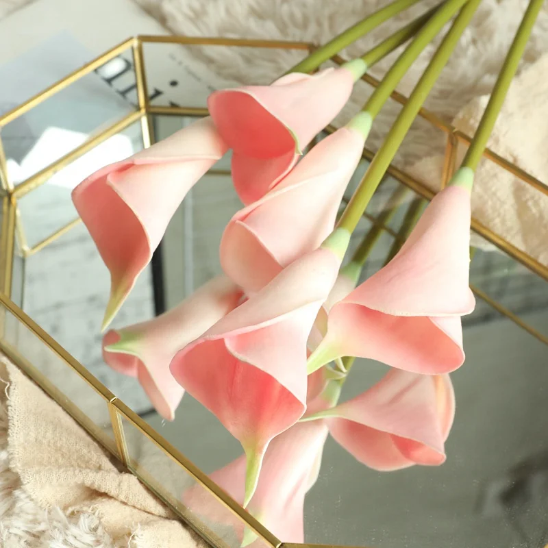 OurWarm high quality giglio di Lirio de cala simulation flores Lily Lys artificiales Calla