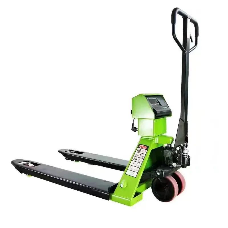 good sale  electric transpallet forklift  pallet truck with scale