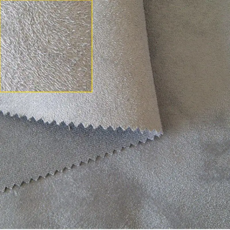 Polyester synthetic suede fabric