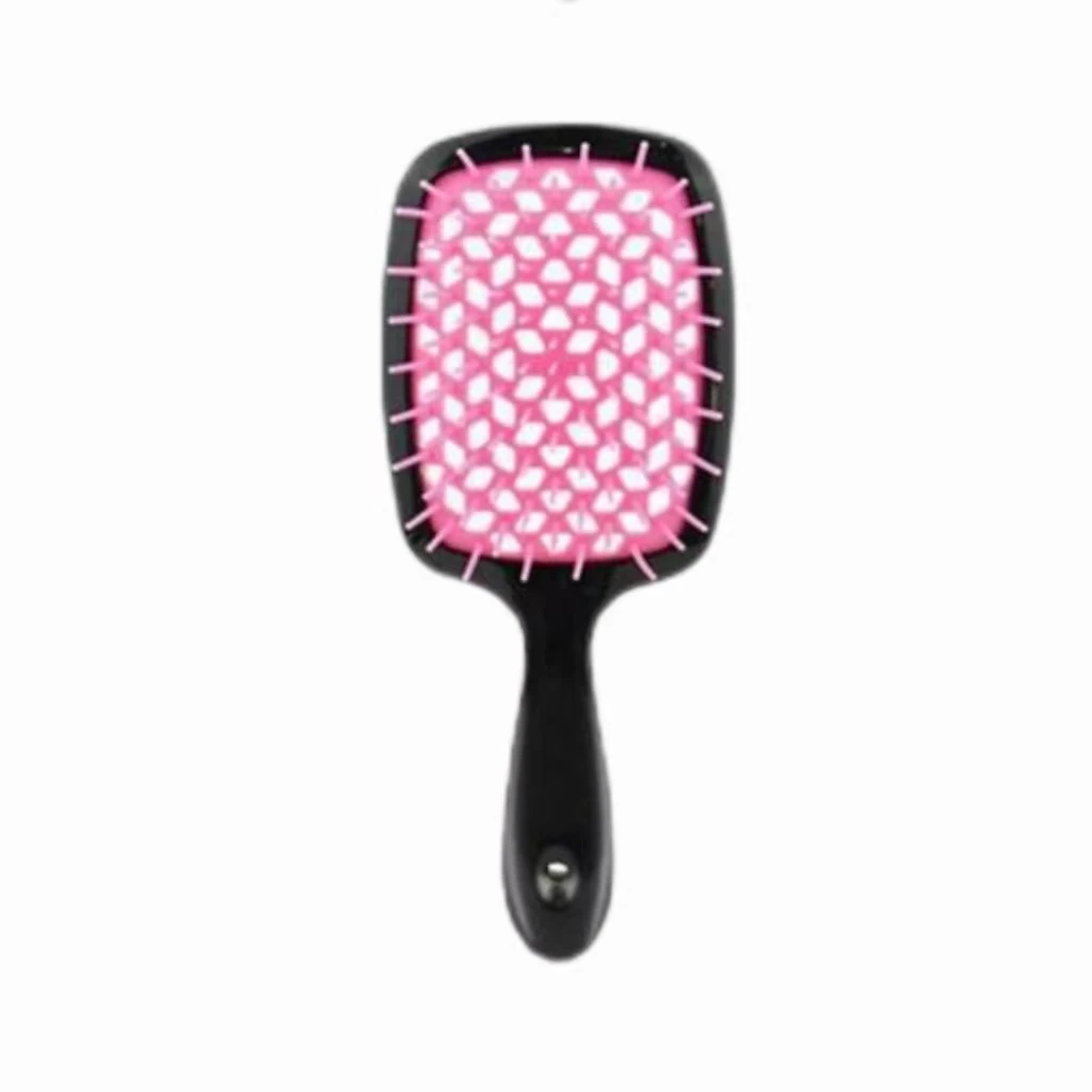 2024 New Trend Plastic Waterproof Wet Hole Mesh Detangling Comb With Good Product Quality