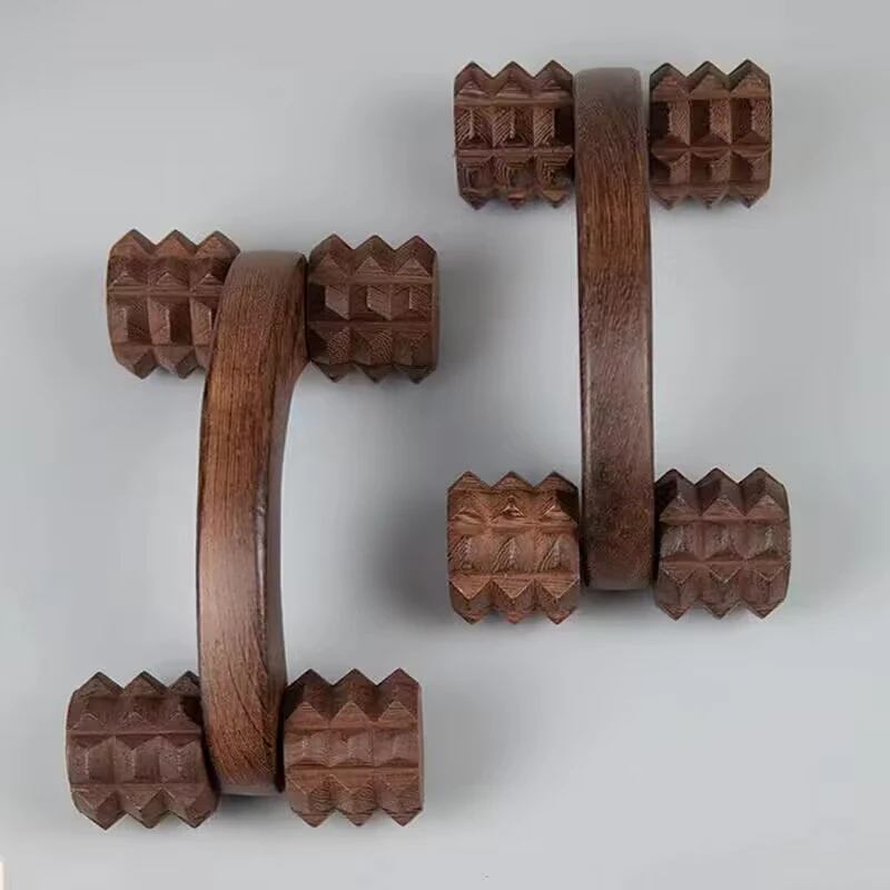 Natural Wooden Body Roller Fascia Massage Wooden Therapeutic Tool Wooden body Massager