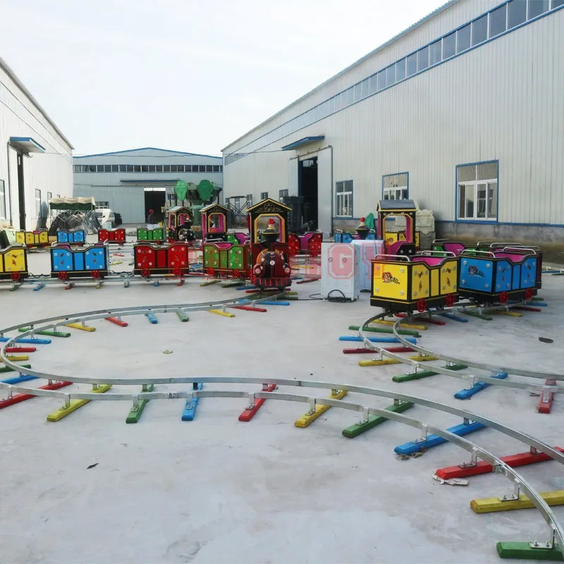 Cheap price kids amusement park family ride mini track train ride for sale