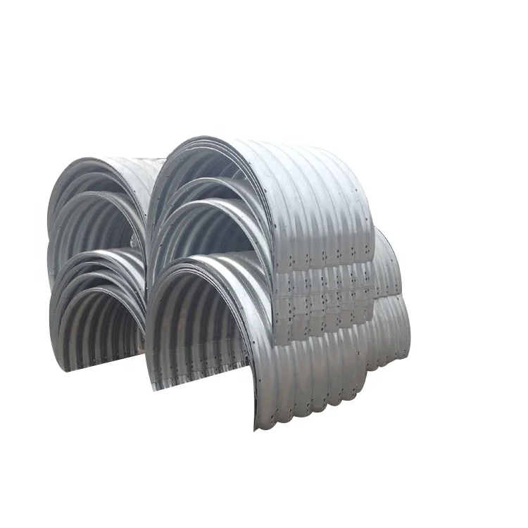 
Stainless steel flexible corrugated pipe half round corrugated metal pipe corrugated metal culvert pipe price 