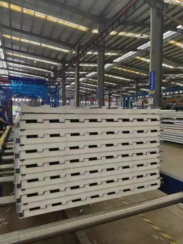 Metal Surface Exterior Wall Roof  Wall Panel Outdoor Polyurethane sandwich panel System Insulation