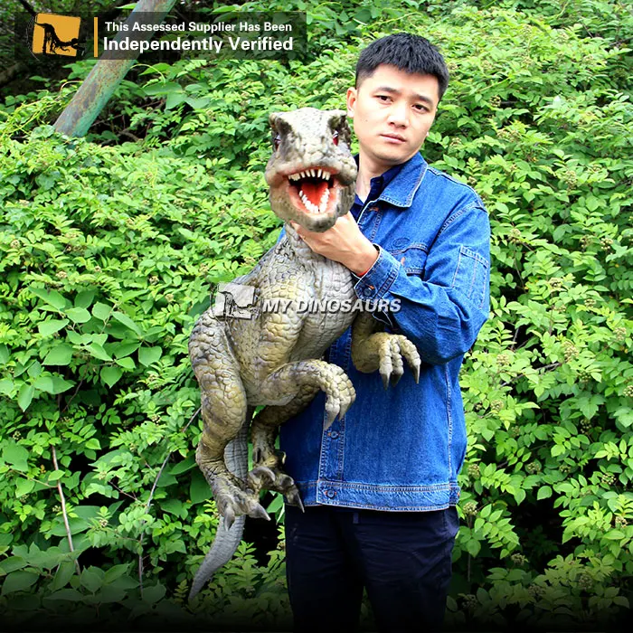 MY DINO DP117 Christmas Gift Dinosaur Hand Puppet Toy