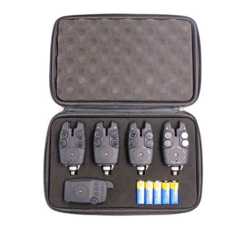 Good Quality&Price Fishing Indicator JZH-RF1988plus 4+1 Set Fishing Bite Alarm