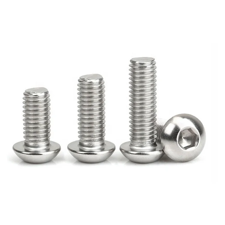 ISO 7380 Hexagon Socket Button Head Cap Screws Stainless Steel
