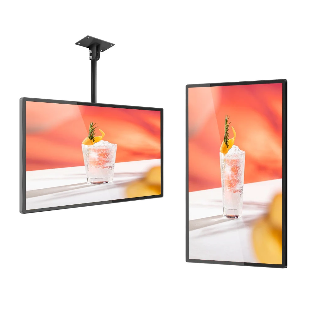 43 49 55 inch Indoor Android LCD Full color screen monitor Digital Signage Wall mounted Advertising Display