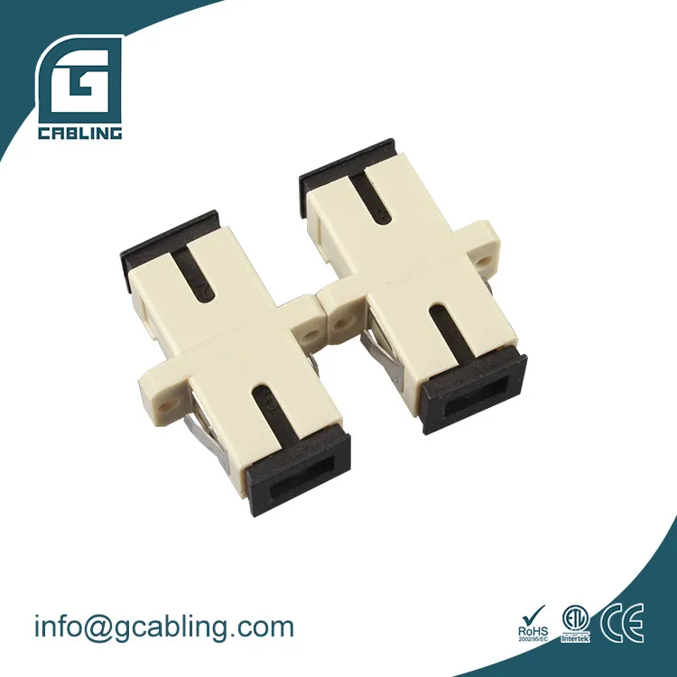 10 pack OM1 OM2 SC simplex fiber optic adapters SC fiber connector SC UPC  optic fiber adapter connecter coupler fast connector